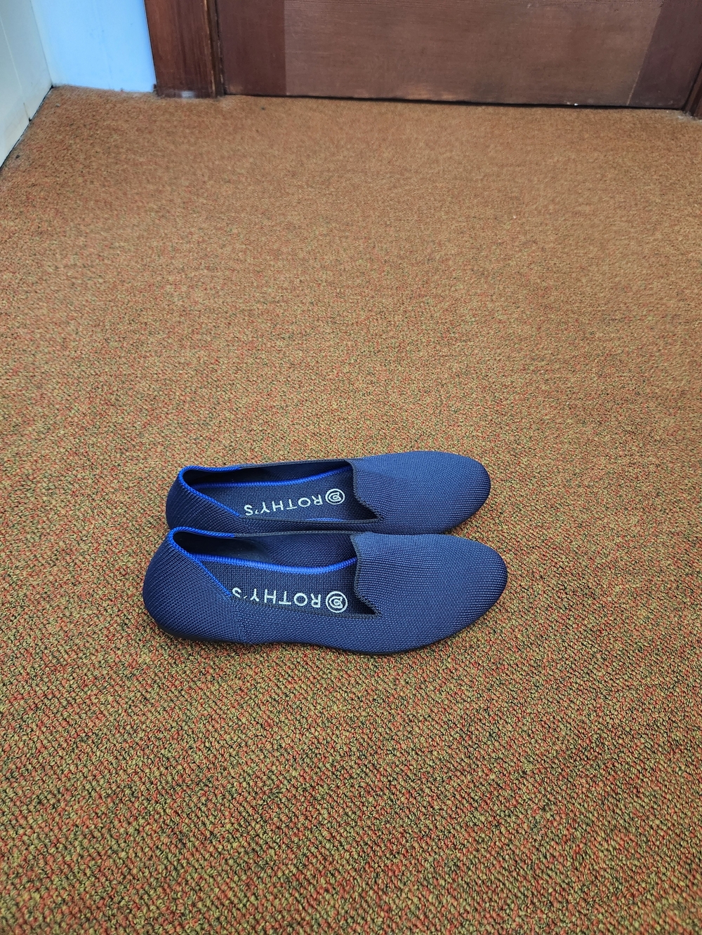 Rothy's The Almond Loafer in Navy